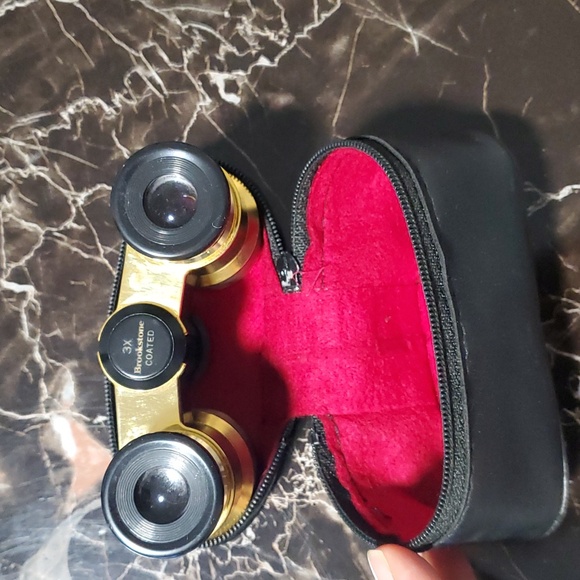 Brookstone 3x Coated  Binoculars + Case Made In Japan - Picture 2 of 6